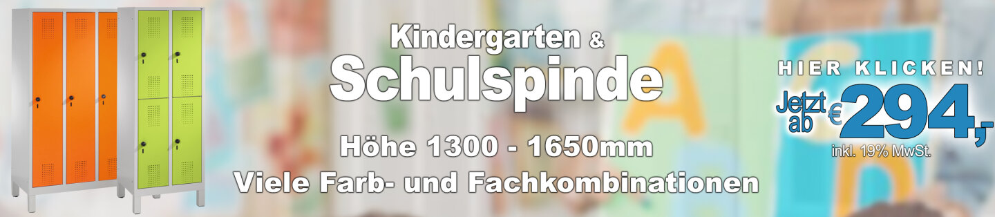 Kindergarten & Schulspinde