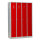 G-Office Spind/Garderobenschrank WRC/4.18117, 4 Abteile, 1800 x 1170 x 500 mm (HxBxT)