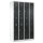 G-Office Doppelstöckiger Spind/Garderobenschrank, 4x2 Abteile, 1950 x 1170 x 500 mm (HxBxT)
