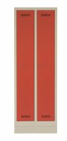 Bisley MonoBloc, Spind/Garderobenschrank, 2 Abteile, 1700 x 610 x 500 mm (HxBxT)