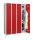 PAVOY Kleiderspind, 4 Abteile, 1850 x 1200 x 500 mm (HxBxT) mit Sockel oder Füßen, 12 Farben preisgleich