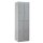 G-Office Gürkan WRC.4(2.2).19560 Doppelstöckiger Garderobenschrank, 195 x 60 x 50 cm (HxBxT), 7035 Lichtgrau, 7035 Lichtgrau, Zylinderschloss